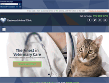 Tablet Screenshot of animalclinicelpaso.com